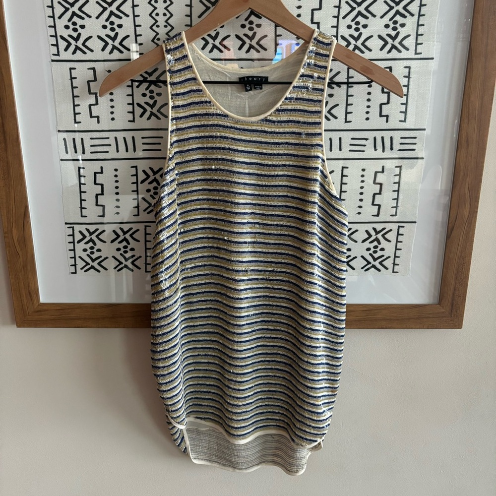 Theory Beaded Tank